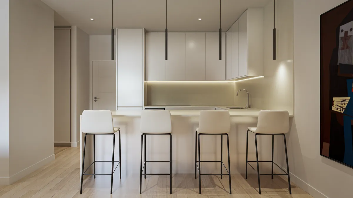 Vivienda de un dormitorio de Alborán One en El Palo, Málaga